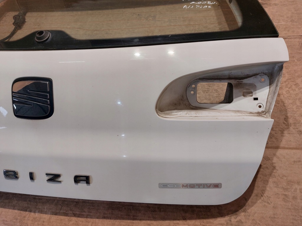 фото №10, Крышка багажника багажника seat ibiza iii lift 2008r.