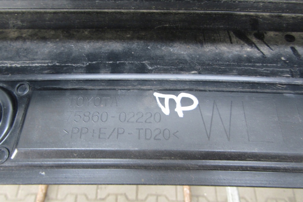 фото №10, Молдинг поріг ліва toyota corolla xii kombi e21