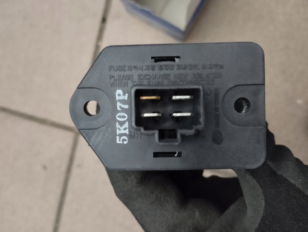 фото №4, Резистор двигателя вентилятор daewoo lanos