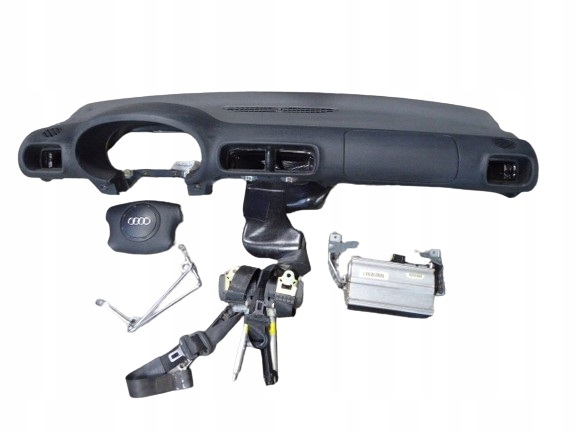 фото №1, A3 8l панель приладів консоль приладова датчик подушка безпеки ремені комплект