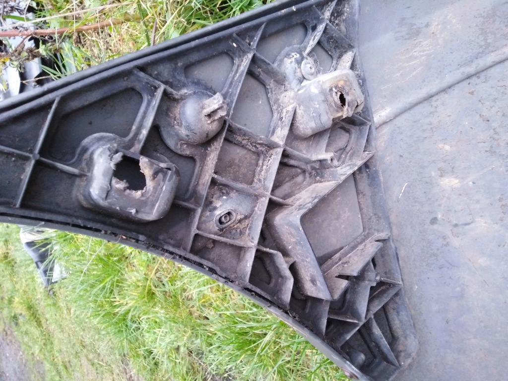 Ford transit mk7 бампер перед решётка радиатора противотуманные фары белый 11r в Украине