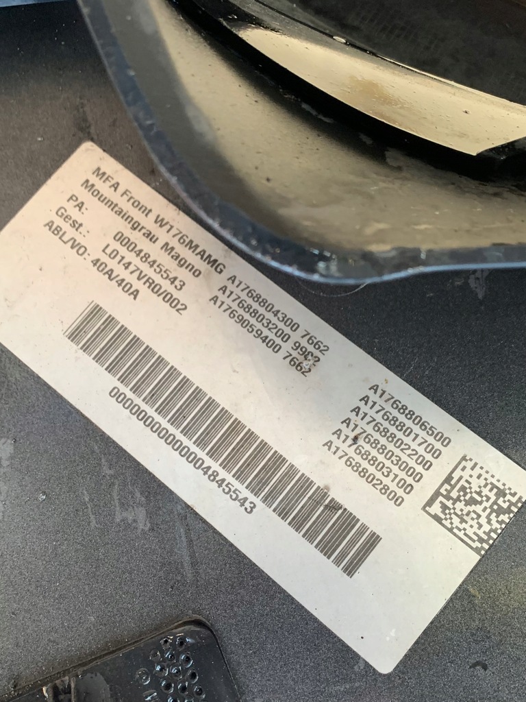 фото №14, Mercedes a w176 lift 45 amg бампер перед org