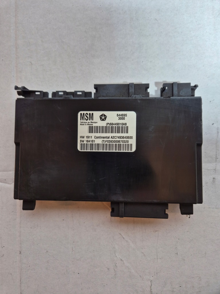 фото №1, Jeep compass ii 21r модуль сидіння блок керування 68449010ab