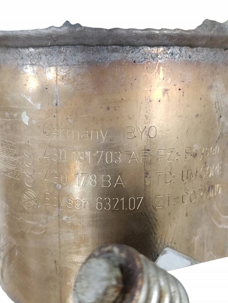 фото №9, Audi q5 sq5 2013 комплект фільтр часток твердих каталізатор / fap / dpf