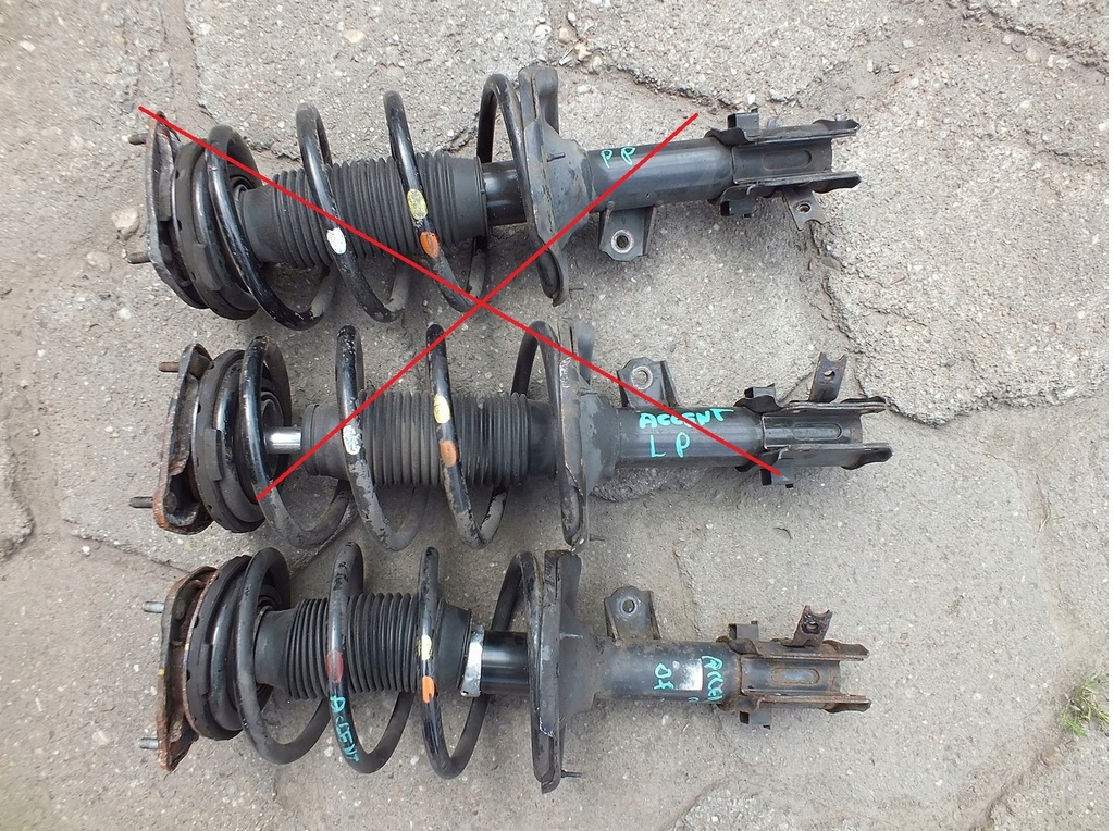 фото №1, Hyundai accent iii амортизатор лівий перед