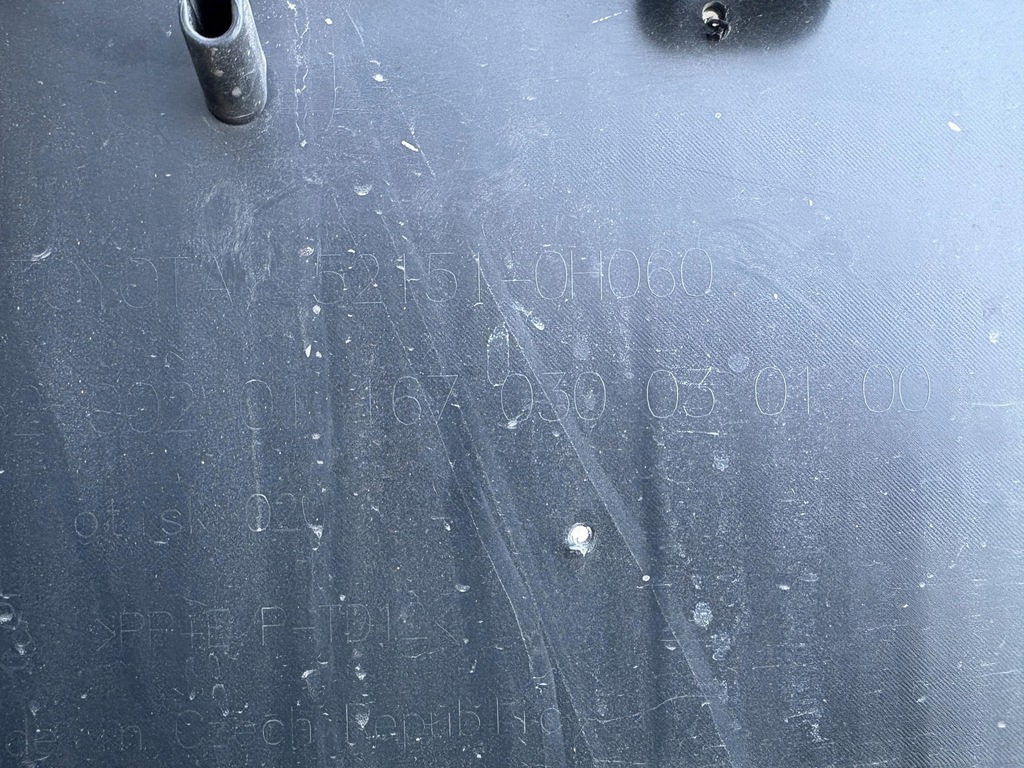 фото №13, Toyota aygo x 22- бампер задня задній 52159-0h120