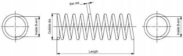 Пружина подвеска monroe monsp3849 Оригинал