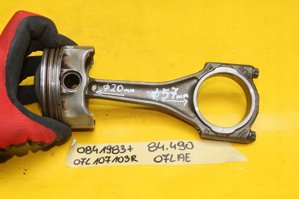 фото №8, Поршень шату́н шатун s6 c6 5.2 fsi bxa 07lae