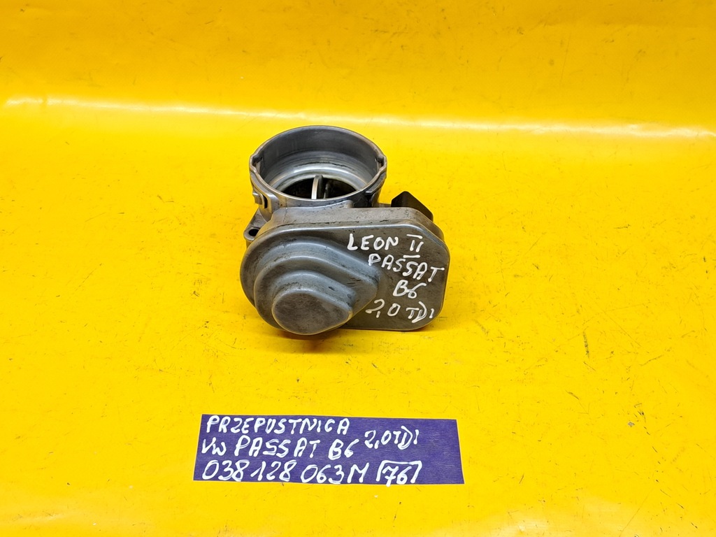 фото №10, Дросельна заслінка leon ii,passat b6 2,0tdi 038128063m