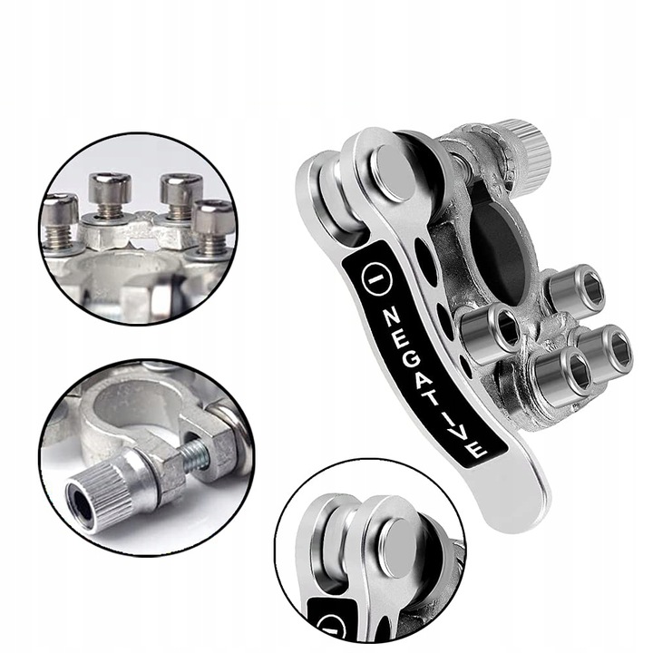 фото №2, Клеммы суппорты аккумулятор mosiądz jedna пара