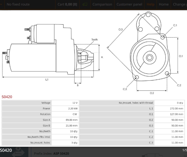 Стартер as-pl Цена