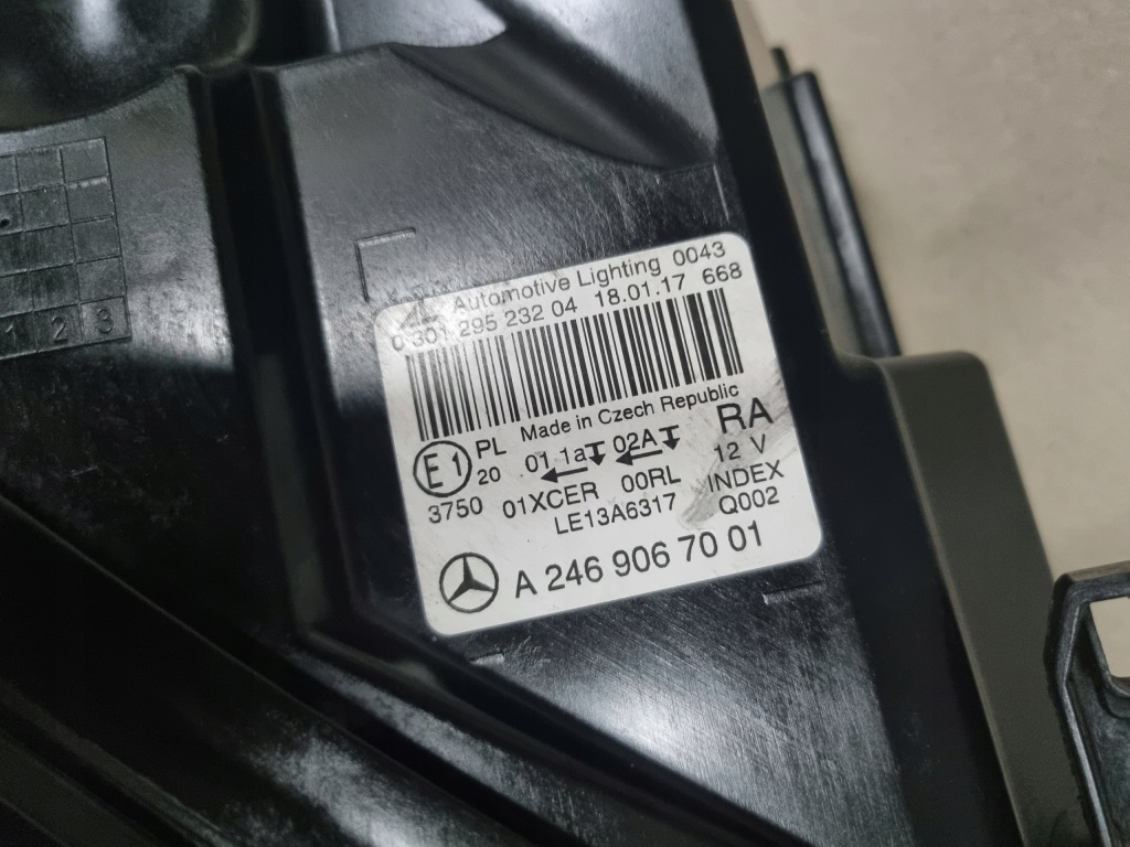 Фара передняя перед правая mercedes b-klasa w246 рестайлинг  full led performance Недорого