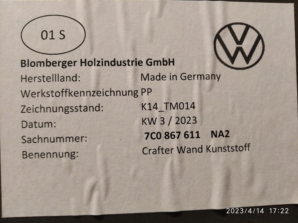 фото №9, Zabudowe двері бокових задніх man tge vw crafter