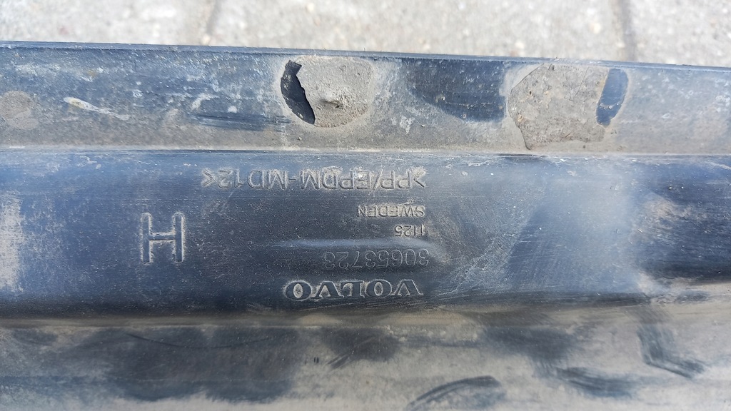 фото №10, Молдинг порог правая 30653723 volvo xc90 02-14