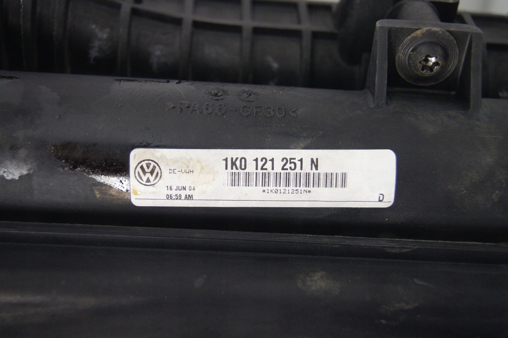 фото №9, Комплект радиатор audi a3 04r 2.0tfsi eu 1k0121207g