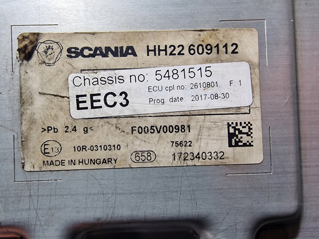 Блок управления модуль adblue eec3 scania r euro6 2610801 Доставка