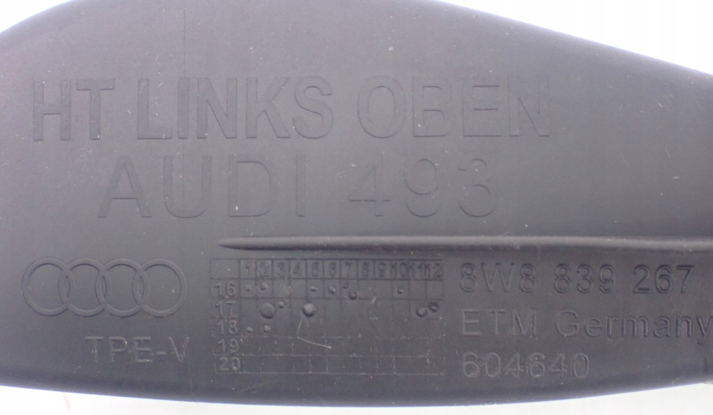 фото №7, 8w8839267 гумовий елемент обмежувача двері a5 s5 f5 8w 8w8