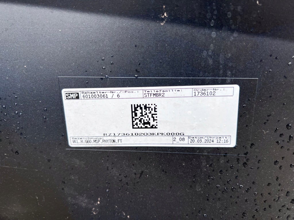 фото №12, Бампер задняя задний bmw 5 g60 m набор цвет c1m