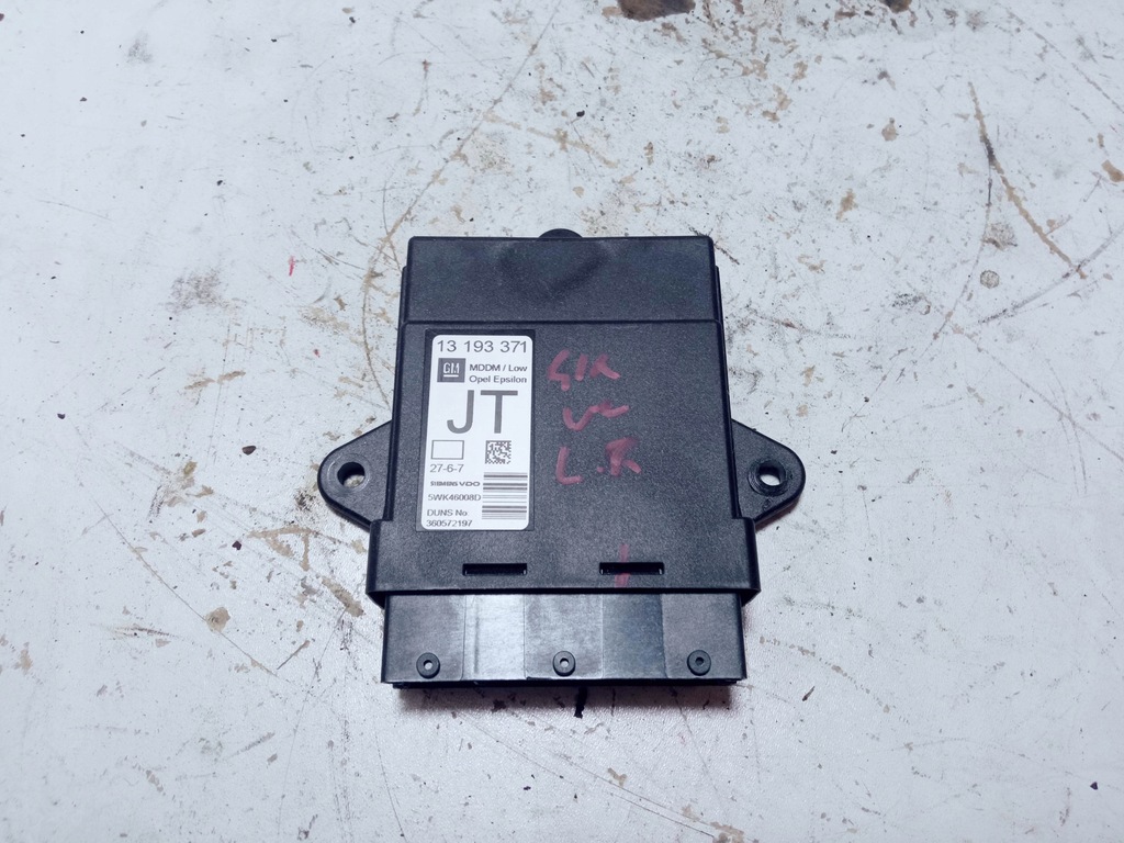 фото №1, Opel модуль комфорту двері лівий перед 13193371