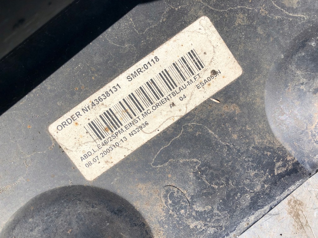 фото №10, Bmw e46 coupe lift молдинг накладки накладки порогові mpakiet orientblau 317