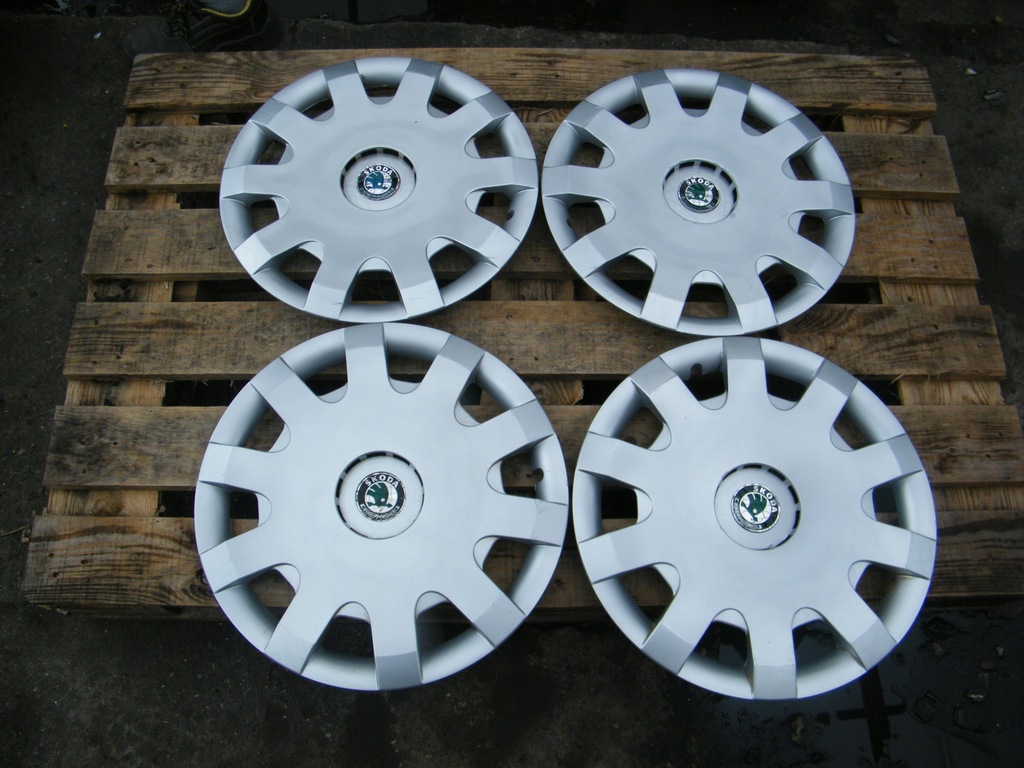 фото №1, [r10] 4x ковпаки оригінал skoda r16 $