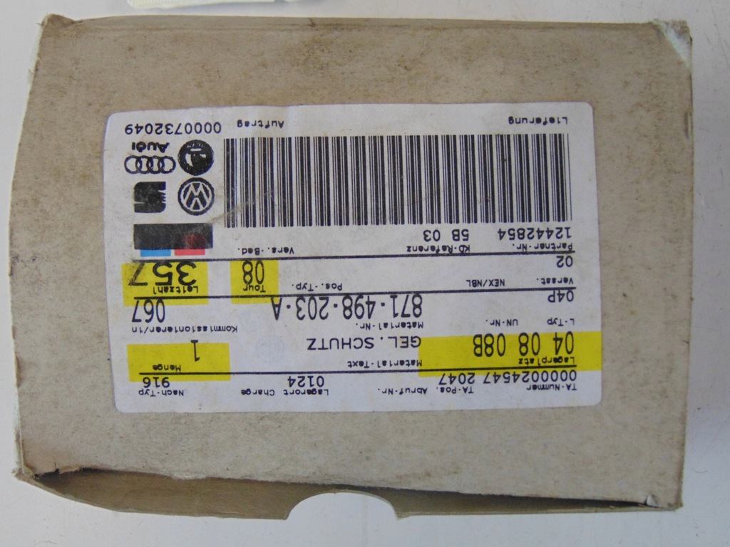 фото №6, Гумовий елемент шарнір vw golf ii jetta 1.8 871498203a