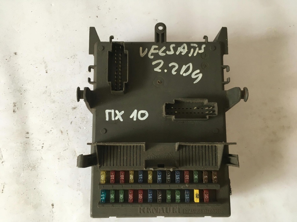 фото №3, Коробка предохранителей renault vel satis 2.2 dci