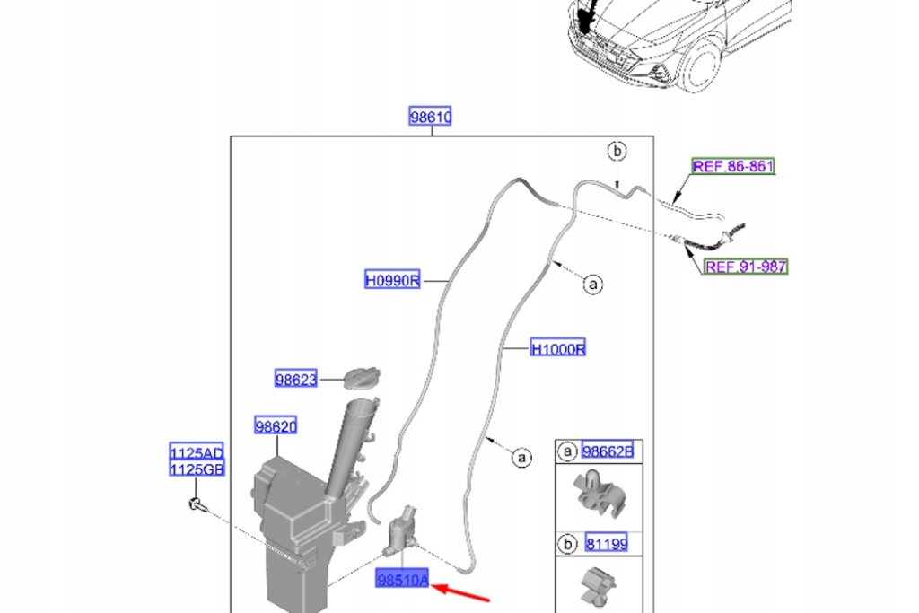 фото №8, Bmw x7 g07 задний правый шланг воздуха тормозной 7454030 51747454030