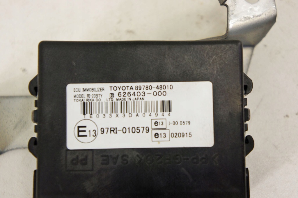 фото №4, Lz125 lexus rx ii модуль імобілайзер 89780-48010