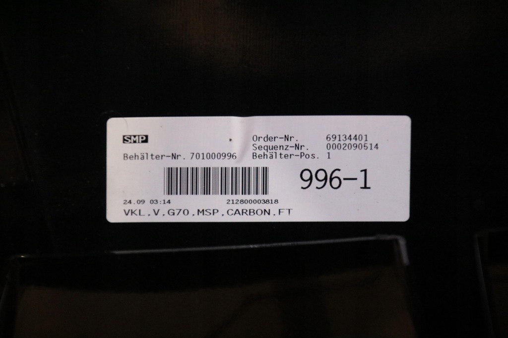 фото №13, Bmw 7 g70 i7 m-pakiet бампер перед usa колір 416