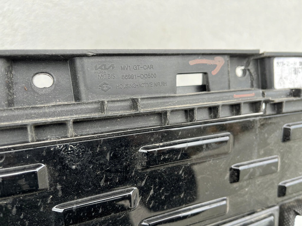 фото №10, Шторка жалюзи воздуховод воздуха правая kia ev9 ev-9 86991-do500