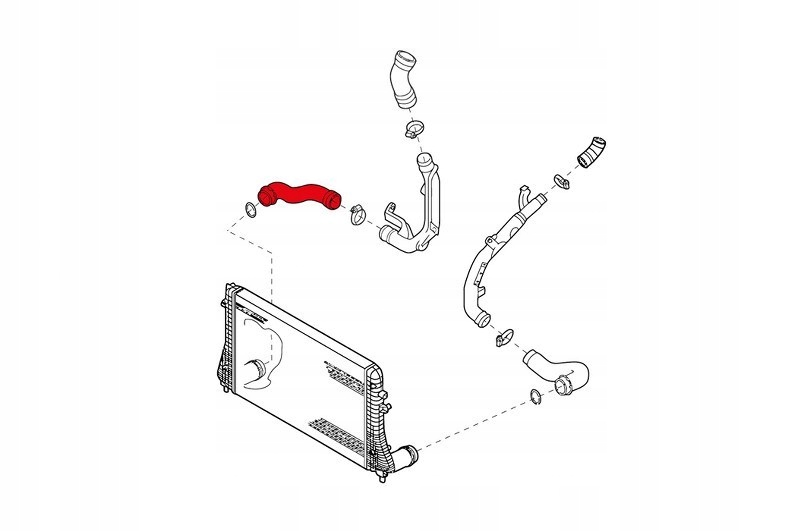 Шланг турбины audi vw 2.0 tdi 1k0145834ac Недорого