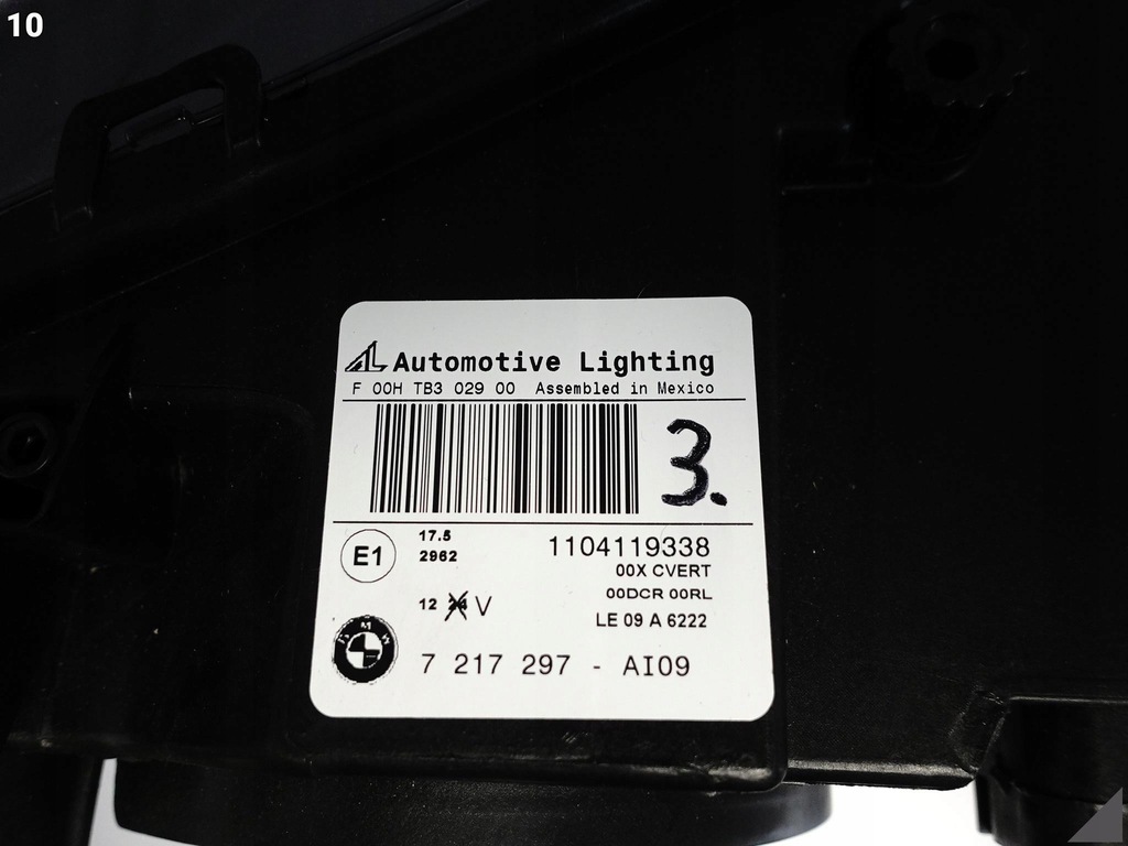 фото №11, Bmw x3 f25 10-14 vfl лампа ксенон + led поворотная dynamic левая перед комплектная