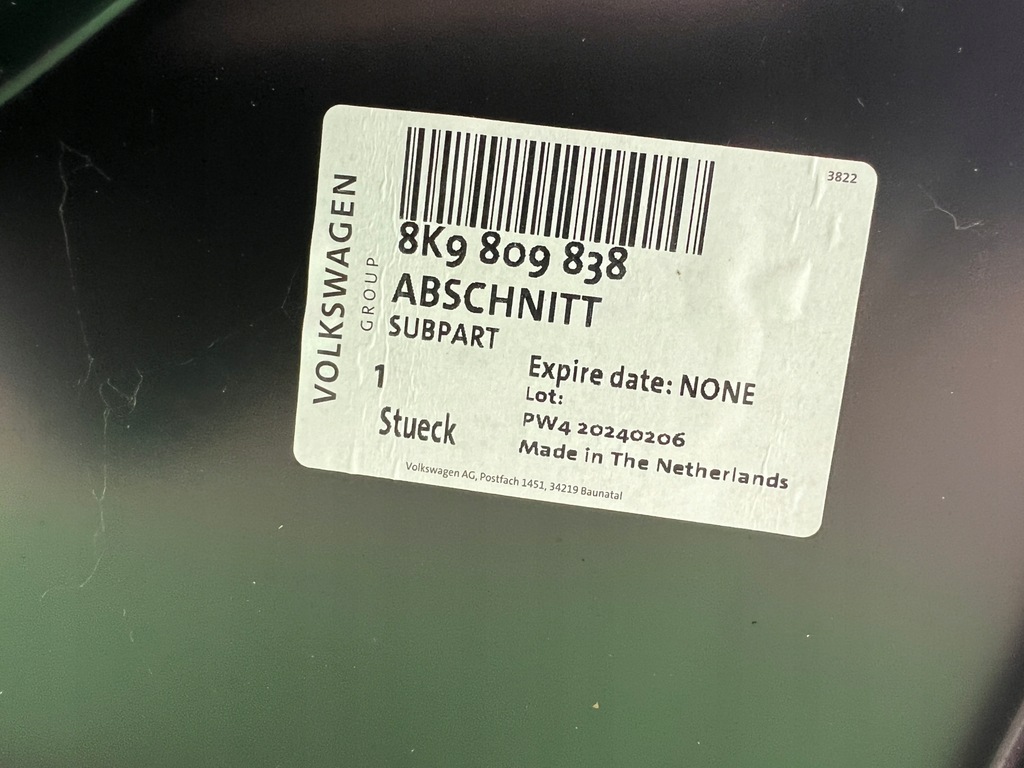 фото №8, Audi a4 b8 8k9 kombi крила правий задня