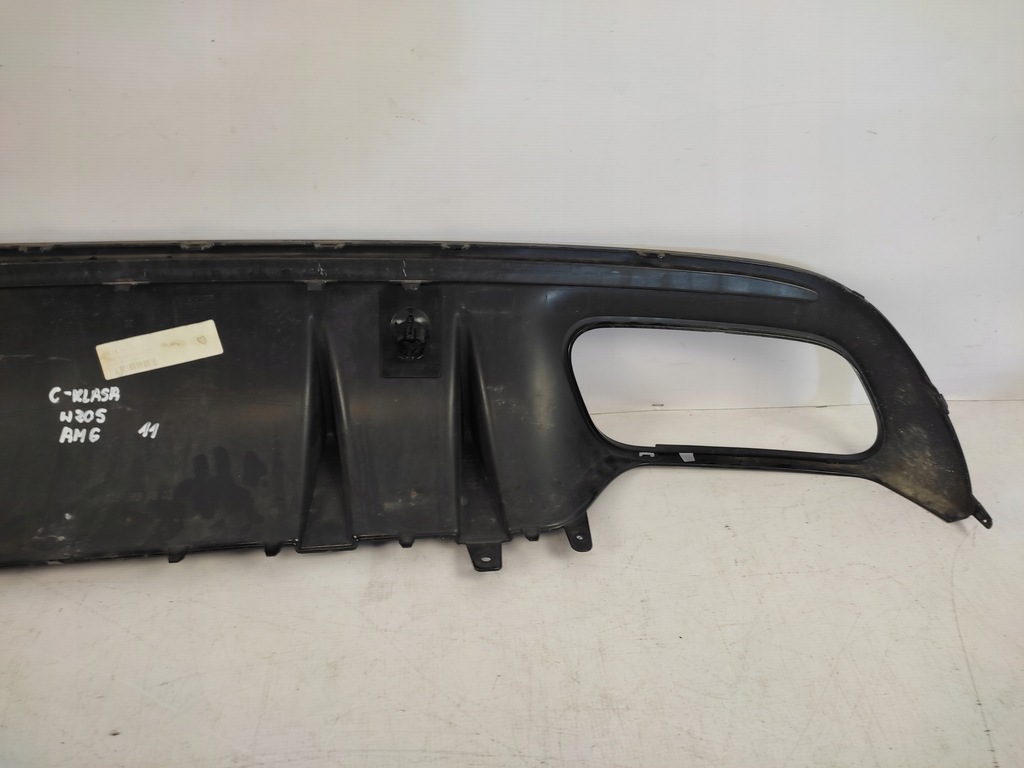 фото №6, Mercedes c-klasa w205 amg 6.3 спойлер диффузор задняя