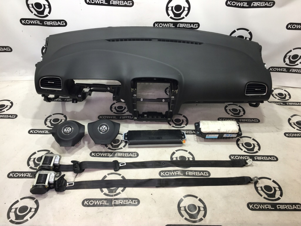 фото №1, Vw golf 6 vi панель приладів консоль подушка безпеки подушки безпеки ремені