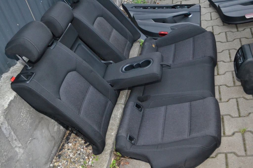 фото №9, Vw passat b8 kombi сидіння заднє сидіння обшивки тунель комплект набір ergocomfort