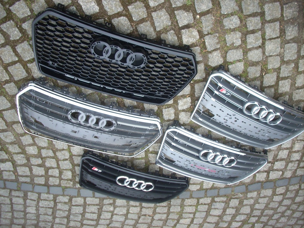 фото №1, Audi s7 4g8 a7 решётка радиатора решётка радиатора ew. s7 lift и rs7 i карбон
