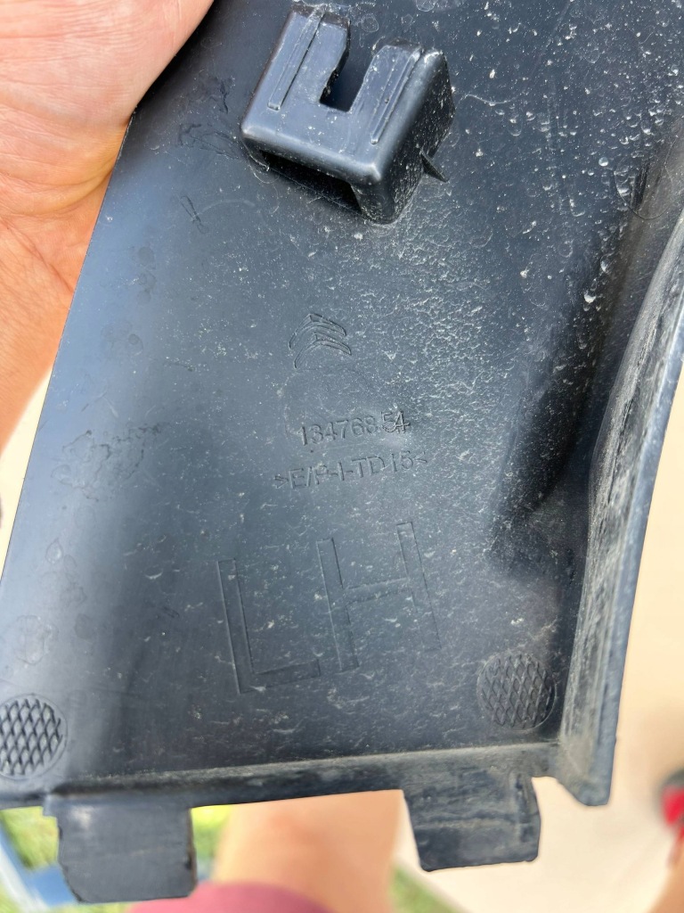 фото №5, Citroen c3 aircross молдинг левая крыла заднего задняя 13476854