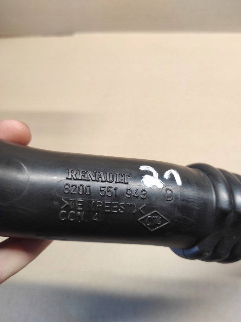 фото №9, Труба шланг патрубок інтеркулер renault laguna iii 2.0dci 8200551943