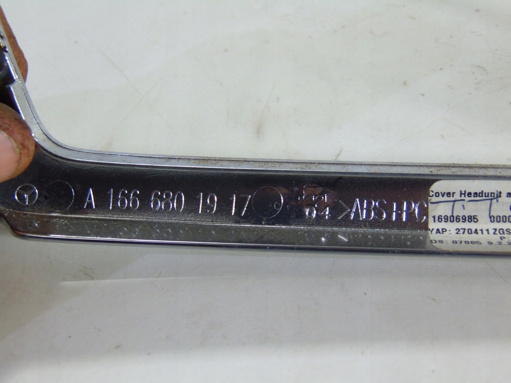 фото №10, Рамка захист радіо навігації mercedes ml w166