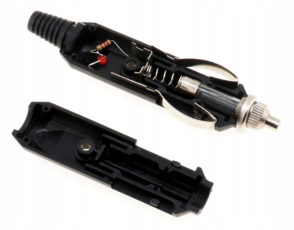 фото №3, Штекер прикуривателя автомобильный диод+ предохранитель