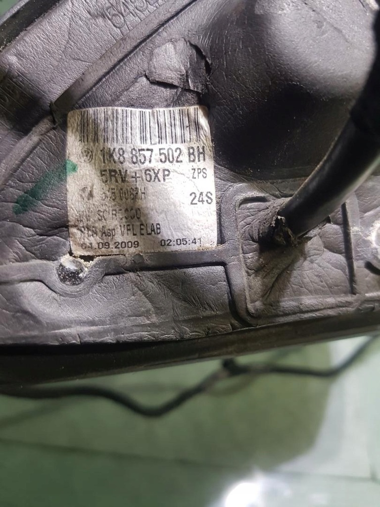 фото №6, Дзеркало праве 9pin anglik volkswagen scirocco