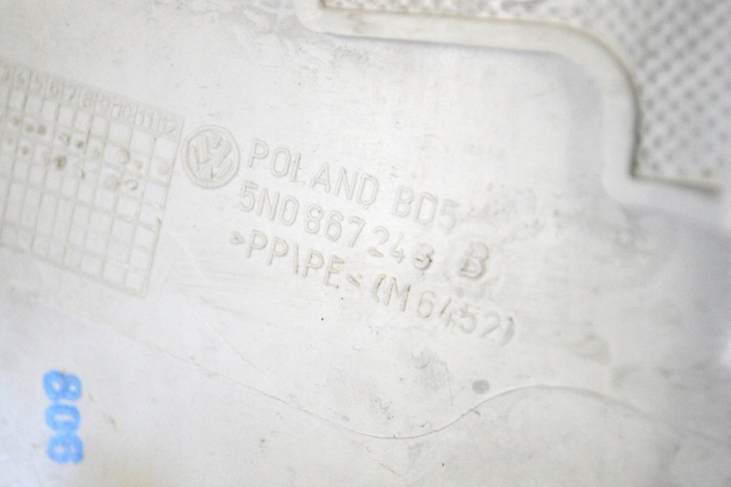 фото №5, Vw tiguan 5n 2.0 tdi 2009 rhd левая сторона b защита стойка