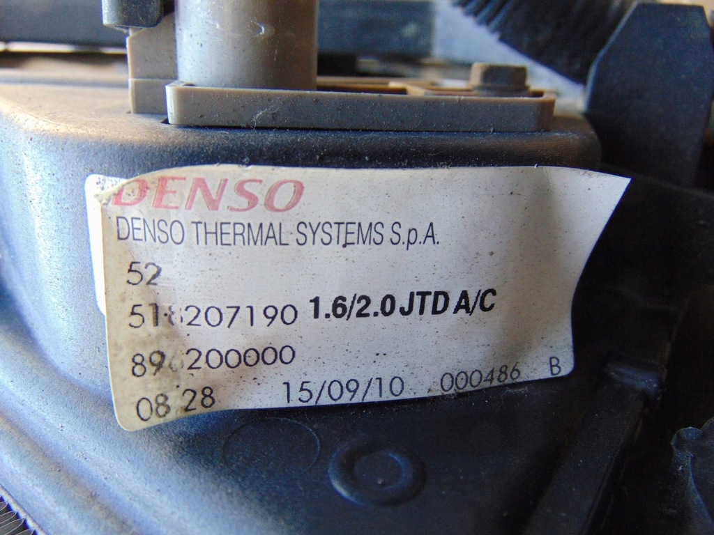 фото №15, Комплект радіатор вентилятор combo d doblo ii 1.6 cdti jtd 518207190