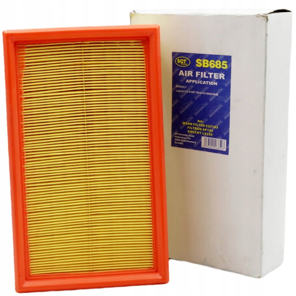 фото №2, Sct germany sb 685 фільтр повітря