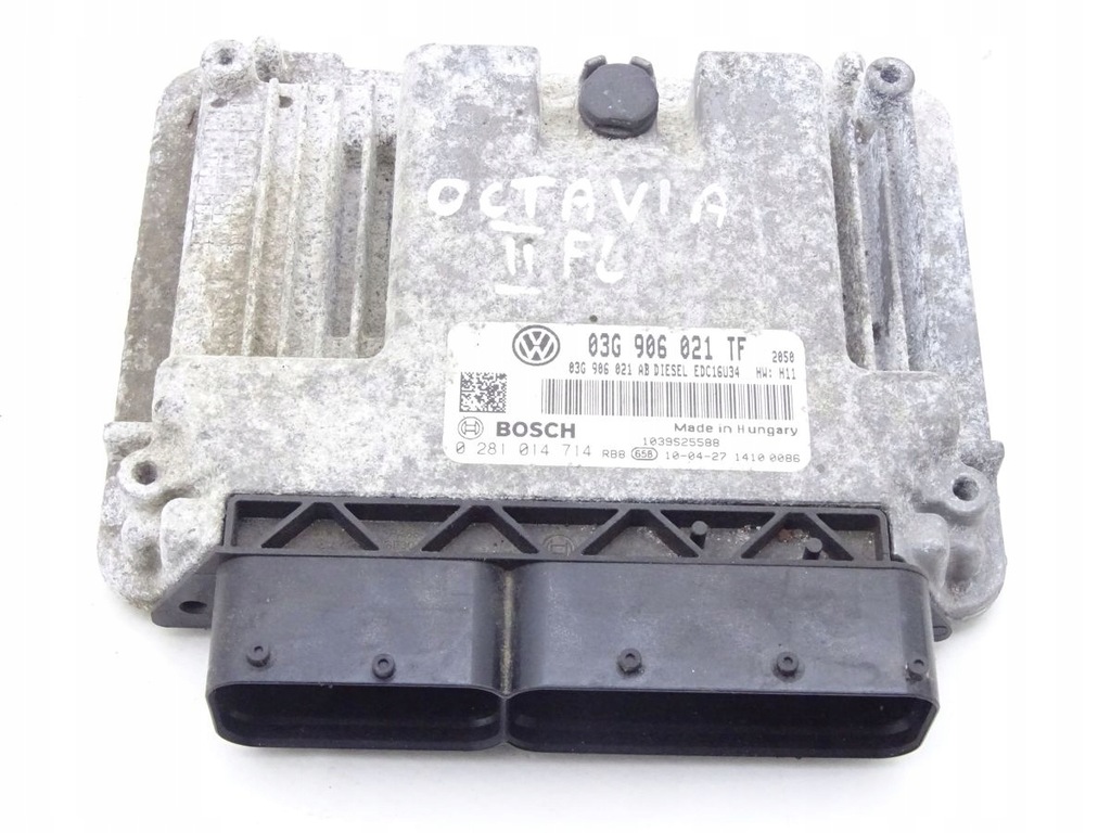 фото №12, Skoda octavia ii 04-13 2.0 tdi бортовой компьютер двигателя набор стартовый 03g906021ft