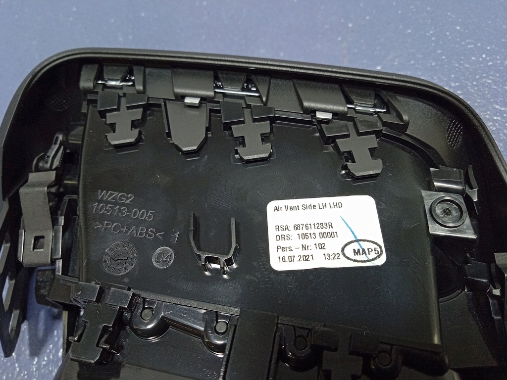 фото №4, Renault clio v 19- решітка обдув ліва 687611283r