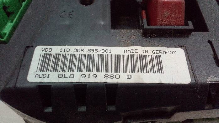 фото №9, Счетчик fis audi a3 8l 1,9 tdi 8l0919880d