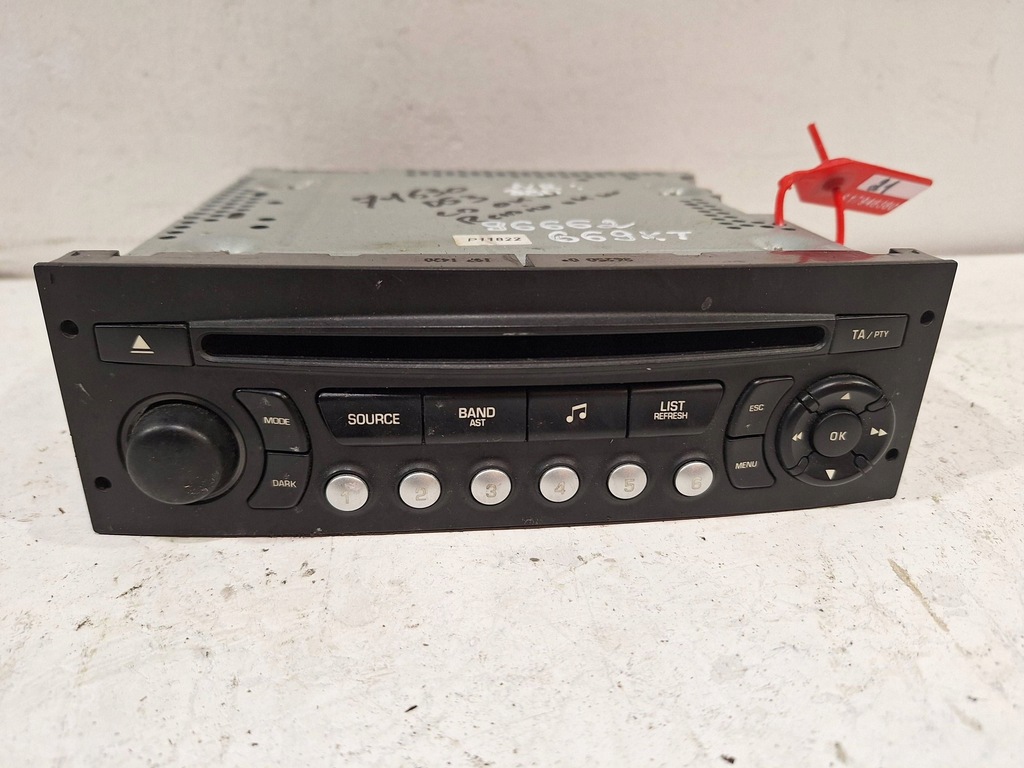 фото №1, Радіо cd 96662669xt peugeot 207 06-